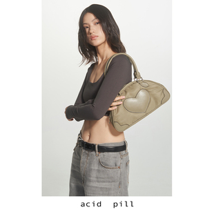 爱喜acid pill｜爱心宠物主人亲子包单肩腋下包尼龙保龄球包