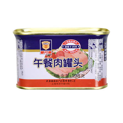 上海午餐肉罐头梅林搭档