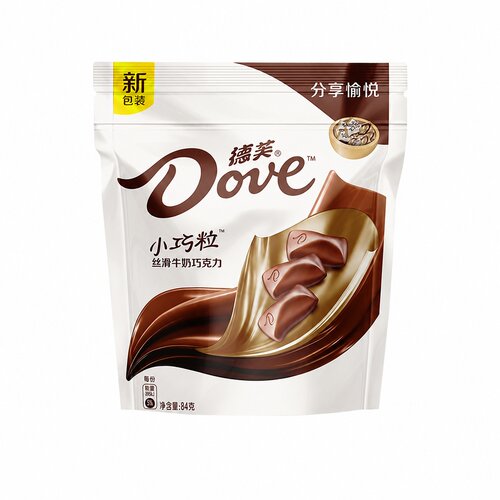 德芙1袋丝滑牛奶巧克力休闲零食喜糖伴手礼分享装糖果小吃便携装