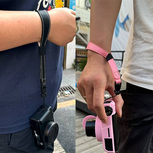 适用于CCD数码相机手腕带理光GR3x佳能G7X2系列黑卡RX100相机挂绳