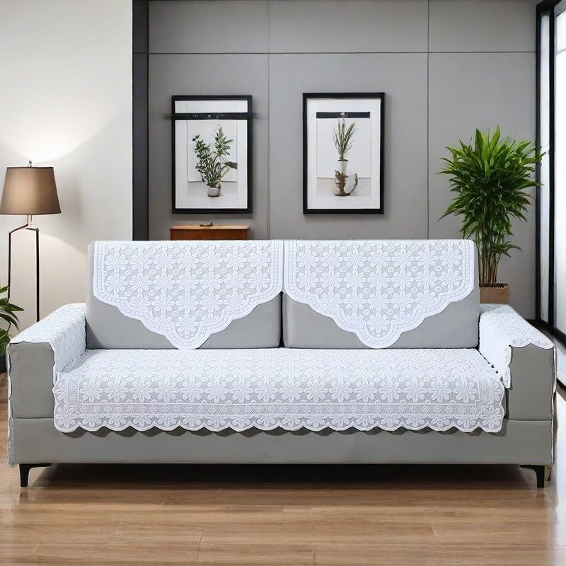 加厚蕾丝沙发巾全盖四季通用靠背巾扶手盖布套罩防滑坐垫简约现代