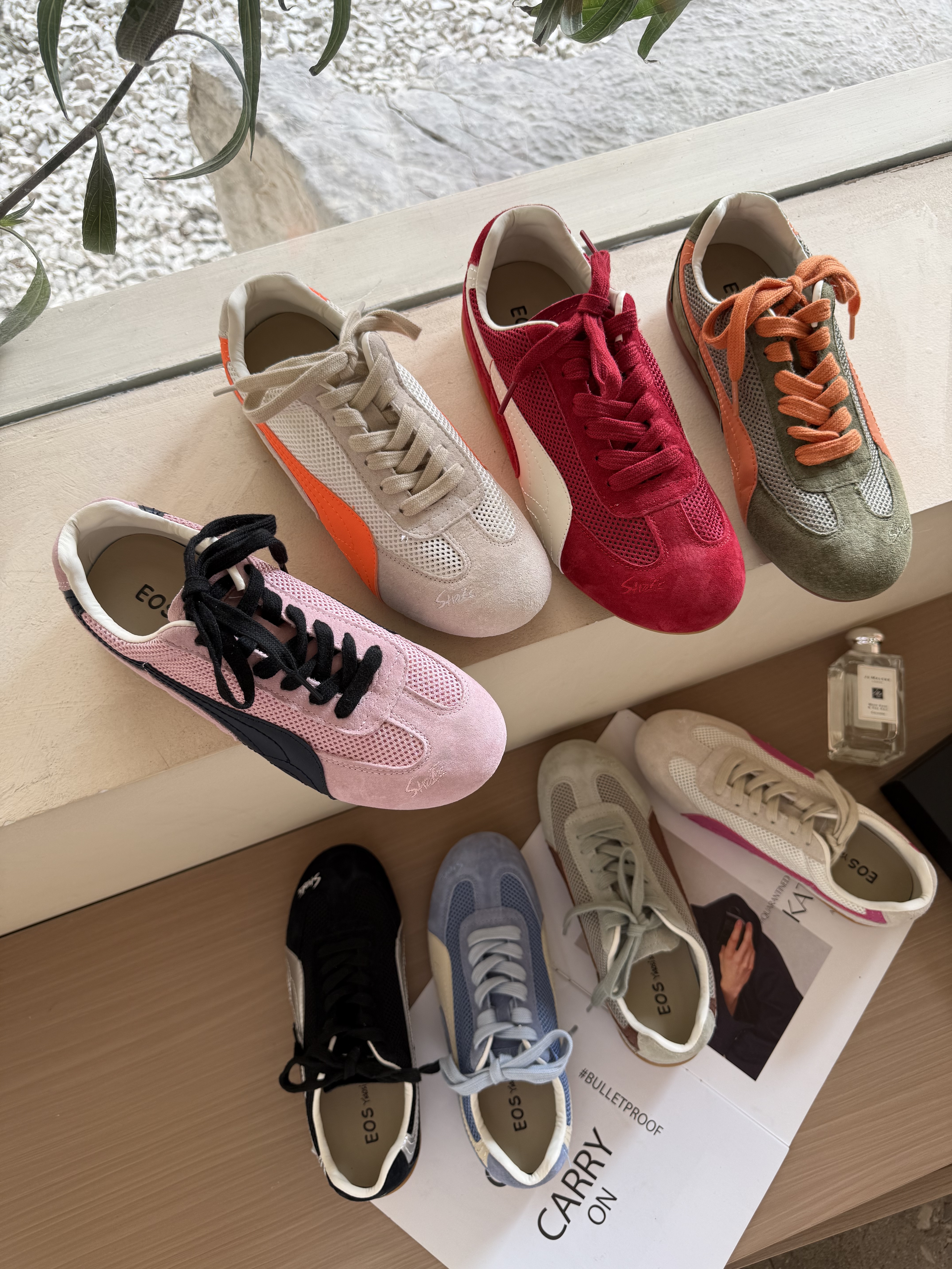 韩版平底系带网面透气德迅鞋糖果色休闲板鞋2026春夏新款轻跑鞋女