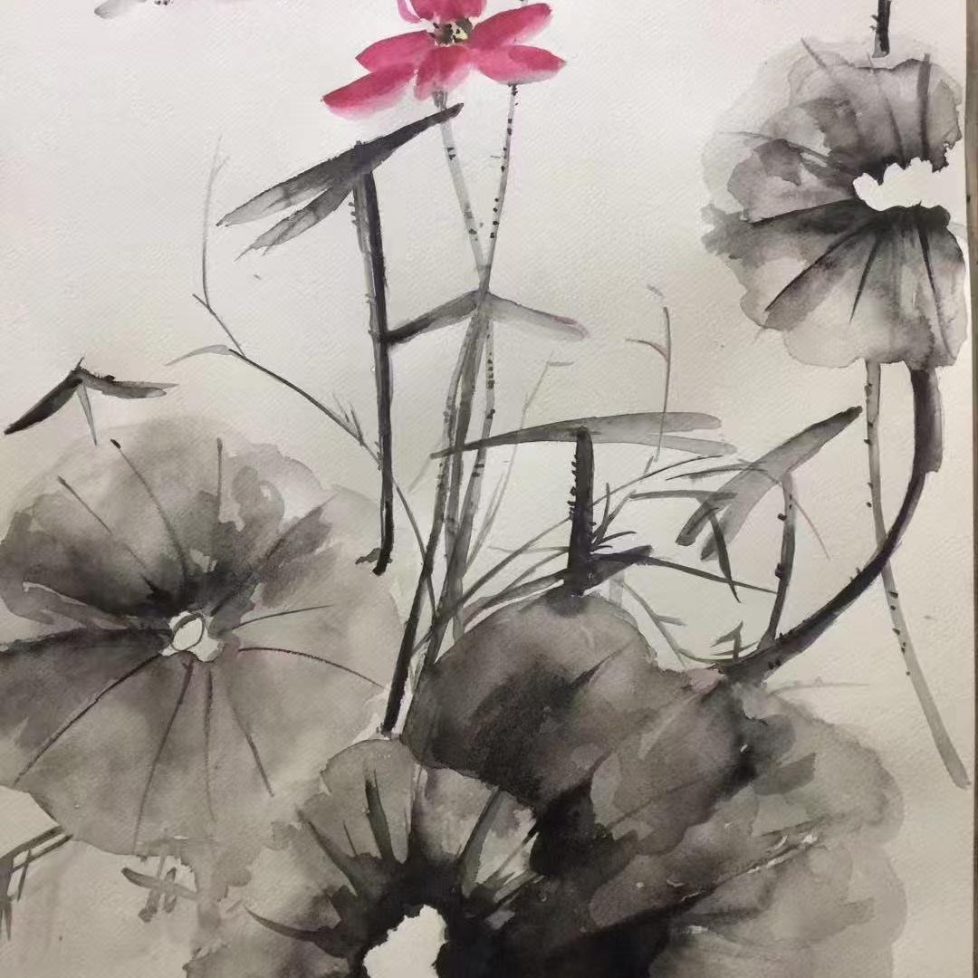 手绘廉洁清廉水彩画定制代画水粉色彩人物丙烯彩铅风景画油画代画