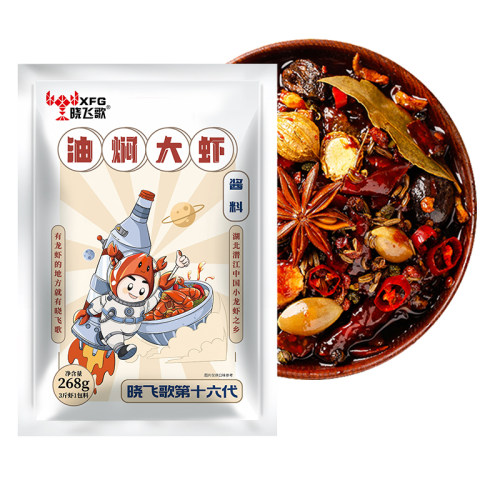 潜江晓飞歌油焖大虾调味酱268g
