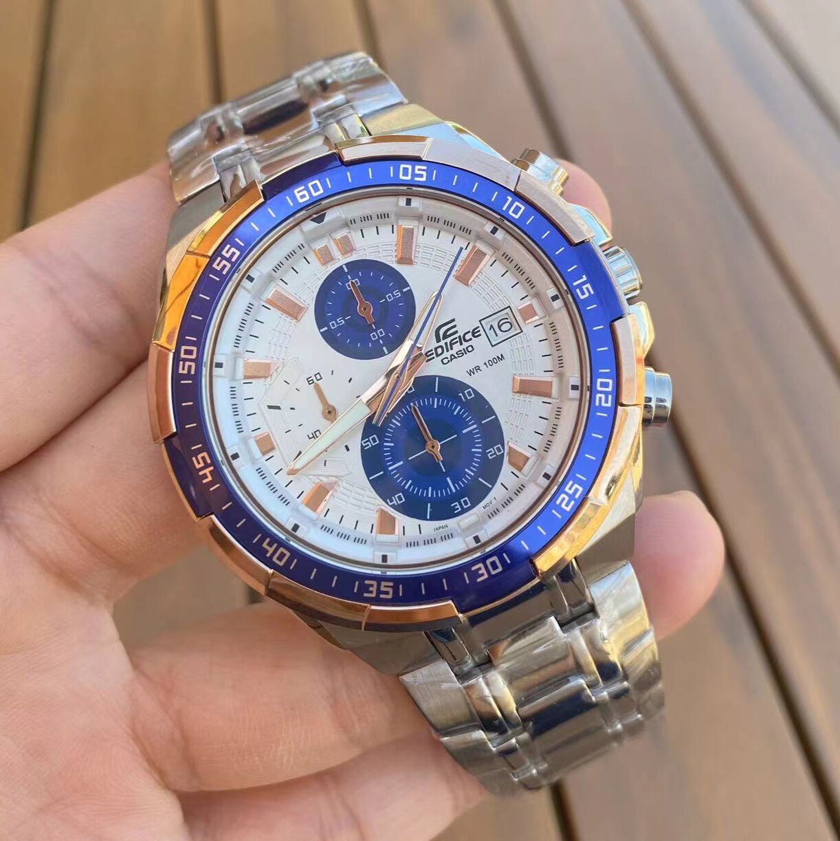 卡西欧运动手表男海洋之心户外赛车时尚机械计时夜光钢带防水男表