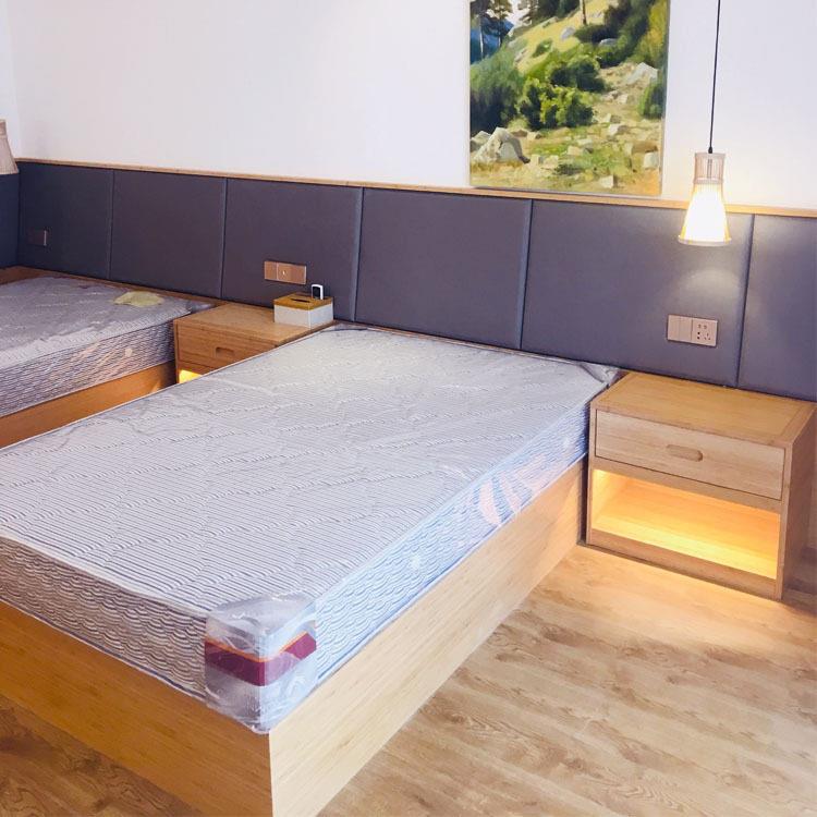 【定制】客房竹床双人竹制床楠竹床全屋订制酒店全竹木家具