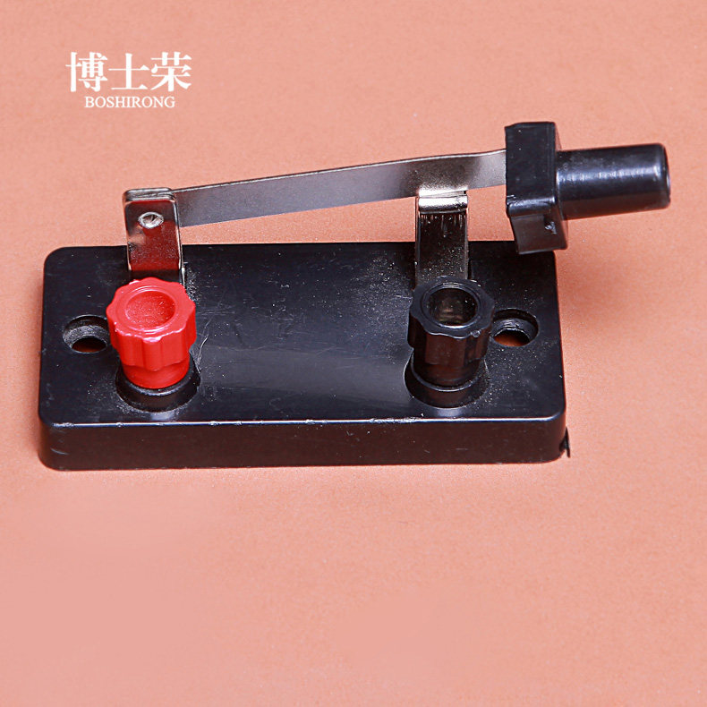 单刀开关电学单刀单掷开关线路电键中学物理实验器材教学仪器