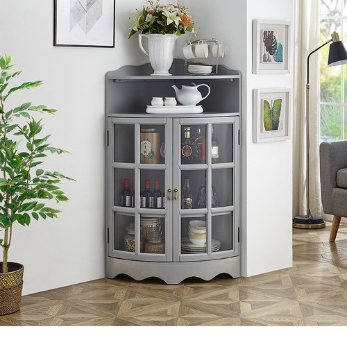 轻奢边角柜莞岭实木家具