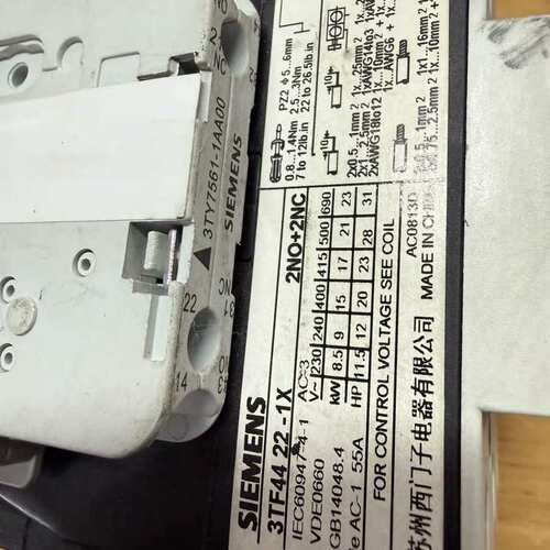 议价件接触器3TF44 22-1X