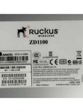 议价Ruckus ZoneDirector 1100无线控制器，