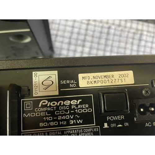 议价先锋cdj1000打碟机！非mk2mk3版本！销量发行！整机