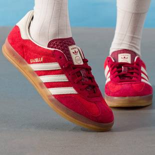 adidas阿迪达斯三叶草Gazelle男女低帮复古耐磨运动休闲鞋 JH5402
