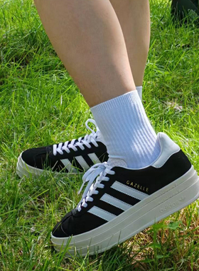 adidas阿迪达斯OriginalsGazelle女子舒适防滑耐磨低帮板鞋HQ6912