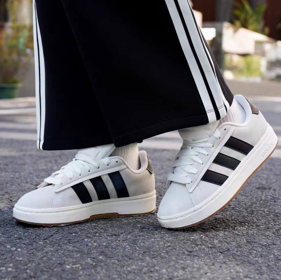 adidas/阿迪达斯Grand Court Alpha男女舒适防滑百搭板鞋 IH1357