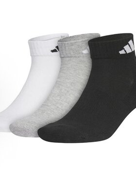 adidas男女印花运动短袜3双装