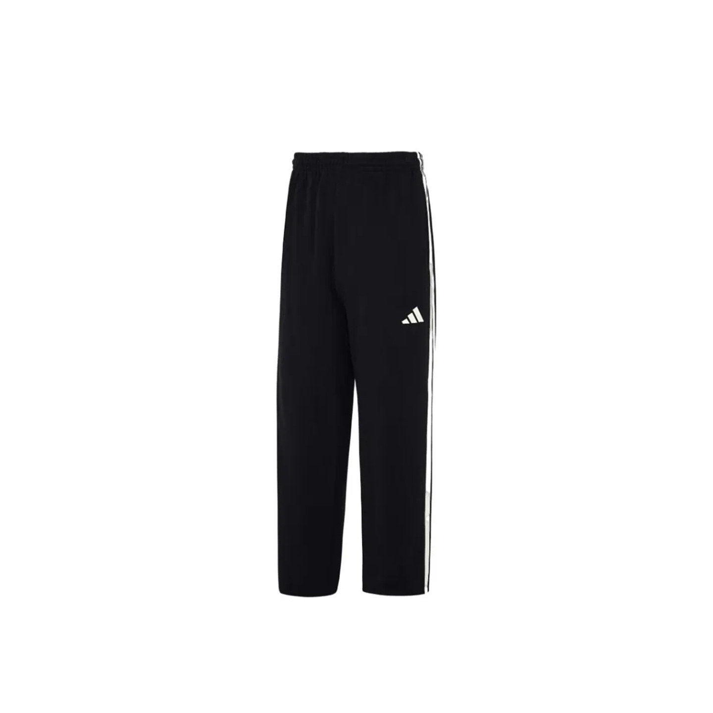 adidas/ 阿迪达斯男子百搭舒适中腰松紧直筒针织运动长裤KU5387