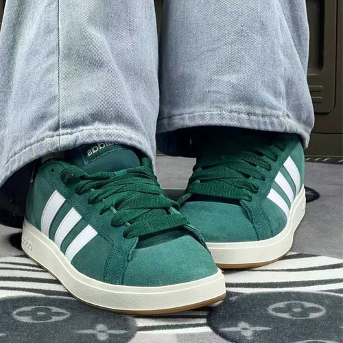 adidas阿迪达斯GrandCourt Base00s舒适防滑休闲板鞋IH6187百亿
