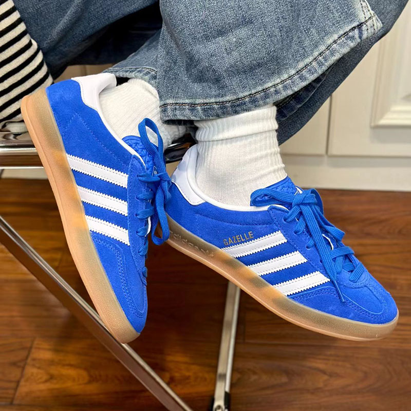 adidas/阿迪达斯三叶草Gazelle女子低帮复古耐磨运动休闲鞋JS1413