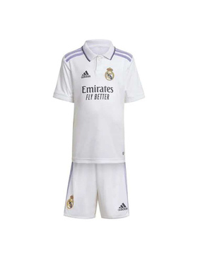 adidas中小童皇家马德里舒适亲肤上衣透气短裤休闲运动套装HA2667