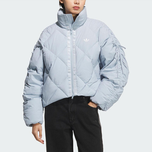 阿迪达斯休闲百搭短款羽绒服