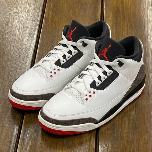 Nike耐克Air Jordan 3男子舒适耐磨缓震回弹透气篮球鞋IF4396-103