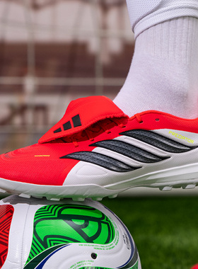 Adidas阿迪达斯猎鹰26男女款中端TF碎钉人草成人训练足球鞋JR7873
