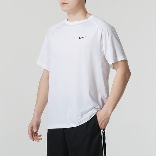 Nike 耐克Dri-Fit Ready男款纯色舒爽训练短袖T恤DV9816-100百亿
