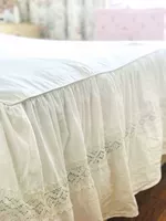 Giá trị ** Phiên bản Hàn Quốc của phiên bản Châu Âu của ren xù lông tinh tế ren cao cotton đơn giường ga trải giường - Váy Petti 	chân váy giường