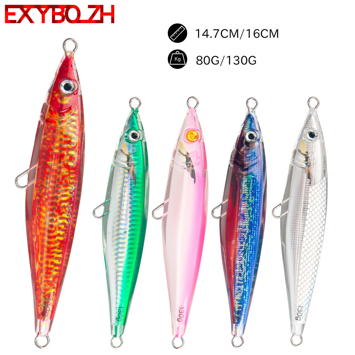 跨境树脂慢摇铅鱼饵远投海钓沉水铁板80g130船钓假饵金枪鱼路亚,户外/登山/野营/旅行用品,路亚饵,淘宝优惠券,粉丝福利购,淘宝优惠卷