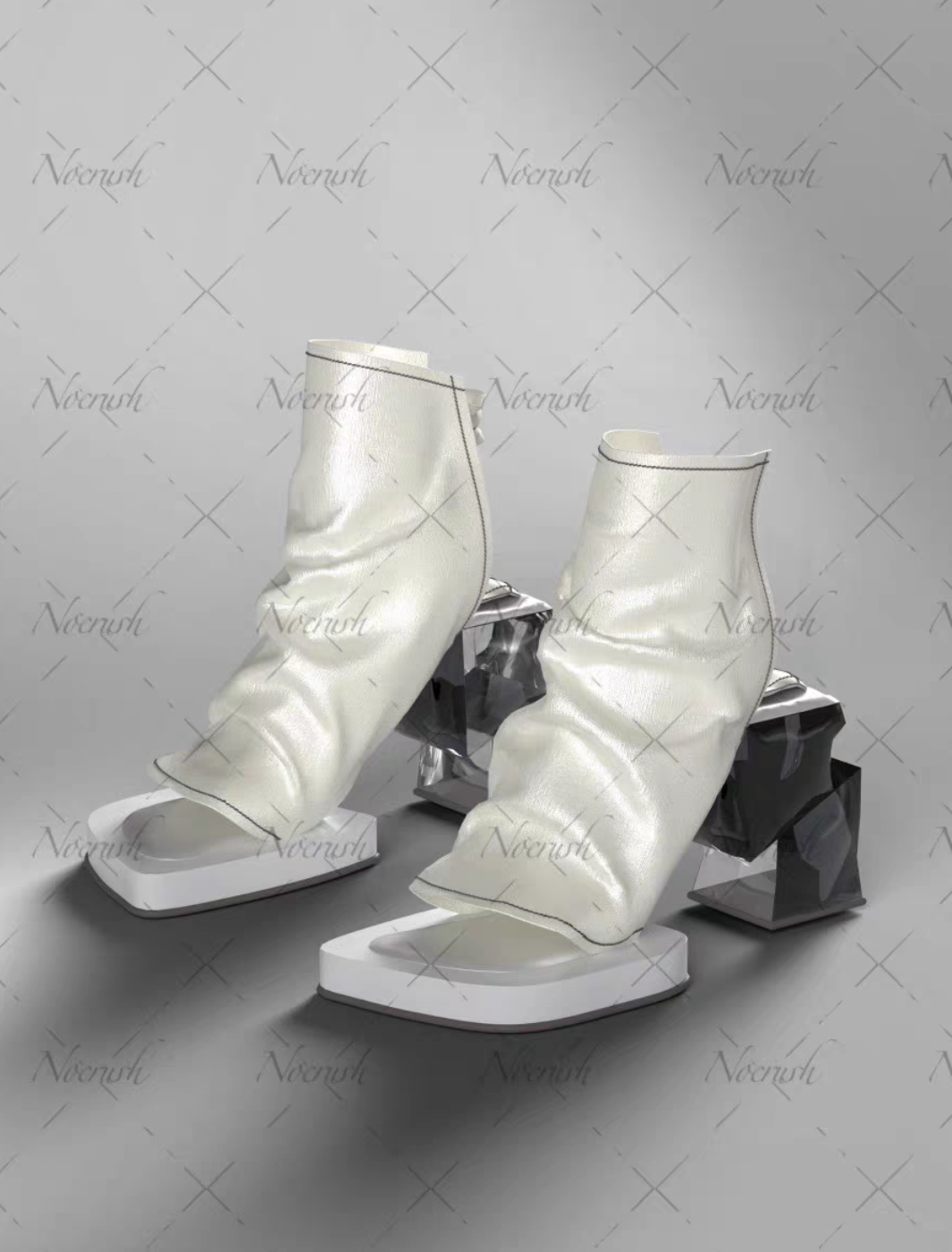 CLO3d素材鞋子源文件150加款 放入图库直接可用 个人整理直接打包