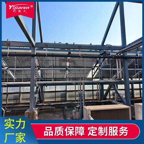 屋顶商用太阳能集热器 学校智能恒温供热水系统 辅热空气能热水机