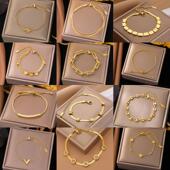 厂家直销2025年爆款 时尚 简约百搭钛钢手链不掉色小众高级气质手饰