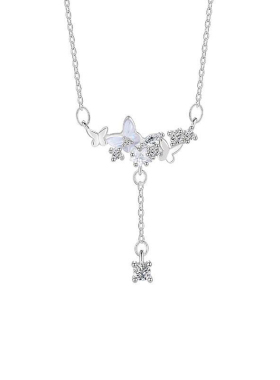 蝴蝶星星钛钢项链女轻奢小众高级