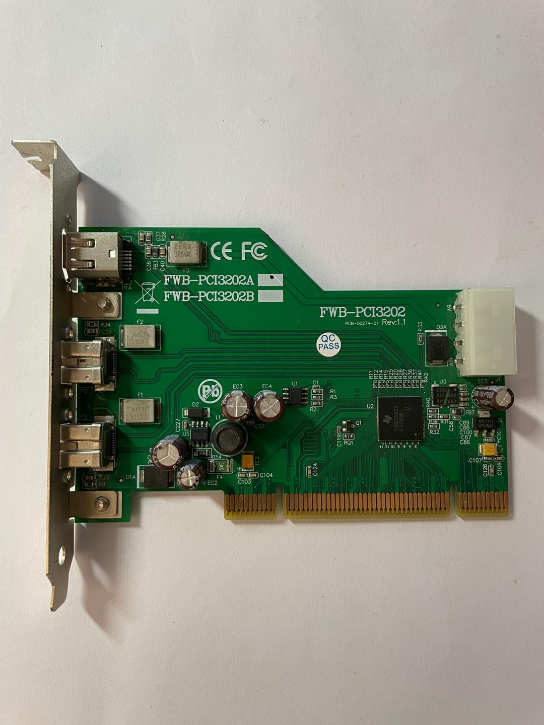 台湾IOI FWB-PCI3202A视频采集卡1394A/