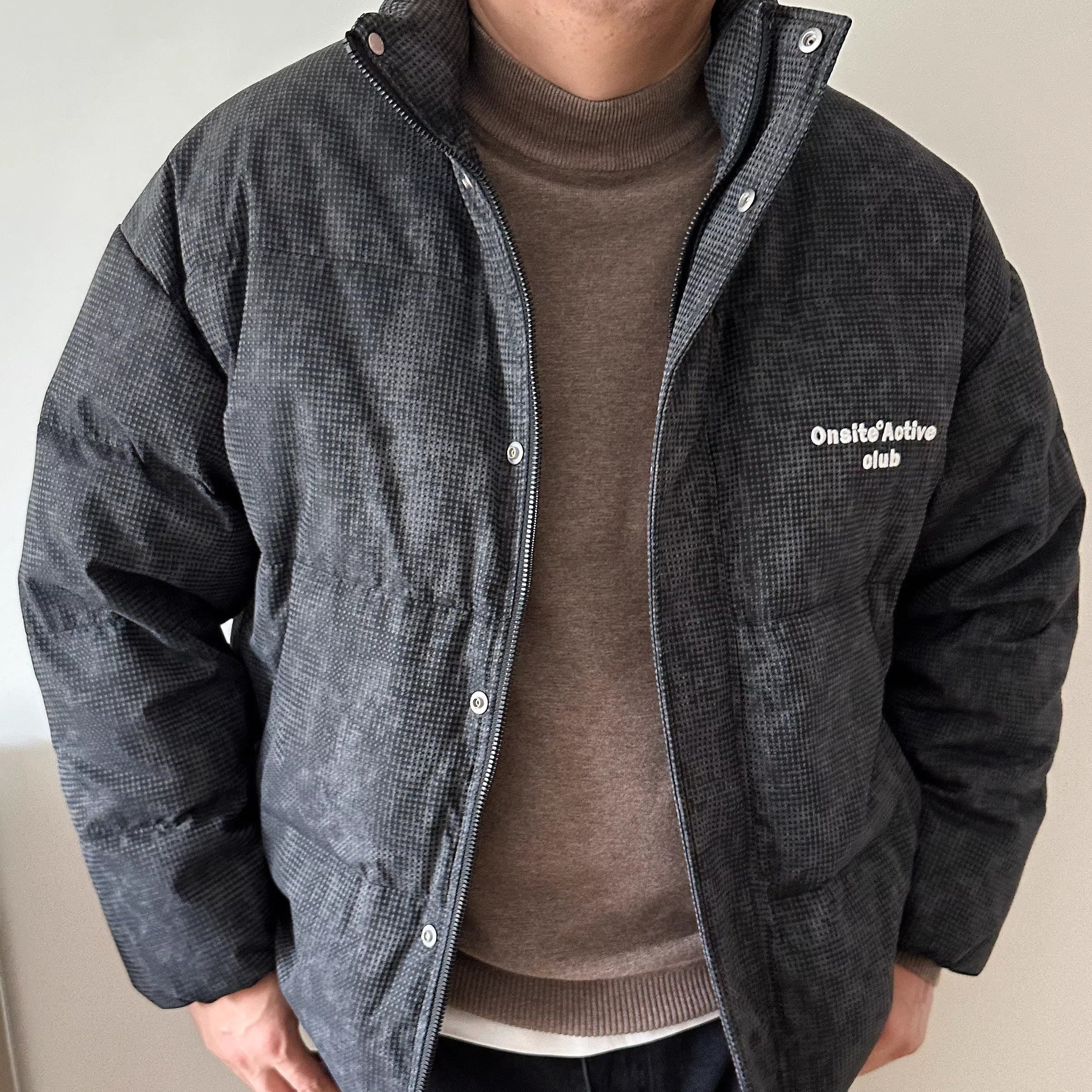 大依无忧立领大码羽绒服