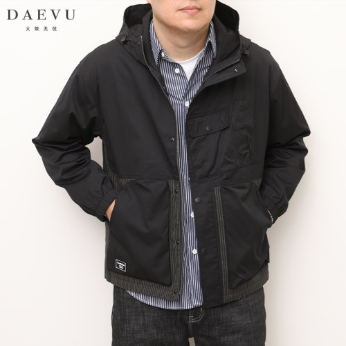 daevu新款加肥加大码夹克外套
