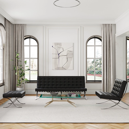 Северный одиночный диск стул офисная комната кожа Барселона повседневное кресло маленькое устройство гостиная диван