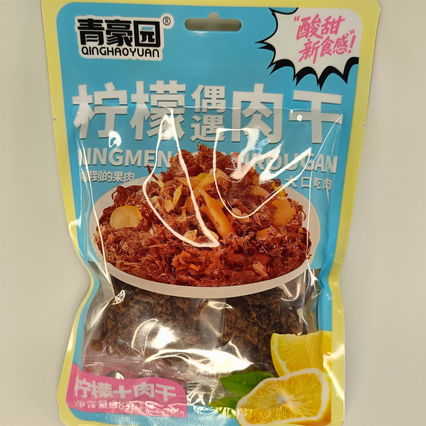 青豪园柠檬鸡肉干38克袋装解馋