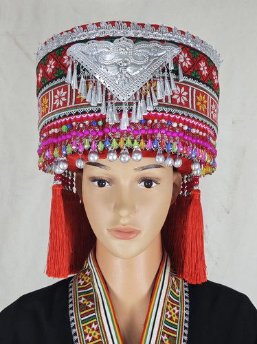瑶族瑶绣帽子