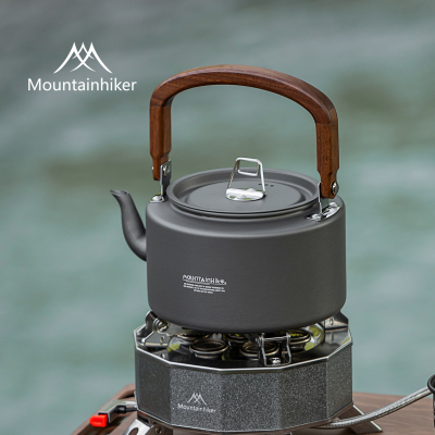 MountainHiker露营新款溯溪水壶轻野茶壶露营便携大容量烧水壶