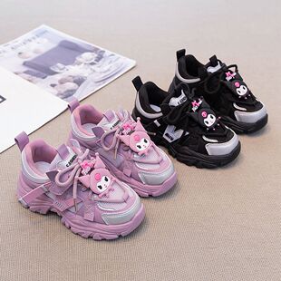 女童运动鞋网面2026春夏季新款老爹鞋透气中大童女孩休闲鞋