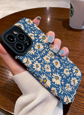 小众创意涂鸦花朵适用vivo x90 60 x70 x80 x50 pro手机壳x27 x20 x23幻彩版 x80proplus保护套硅胶壳软女款