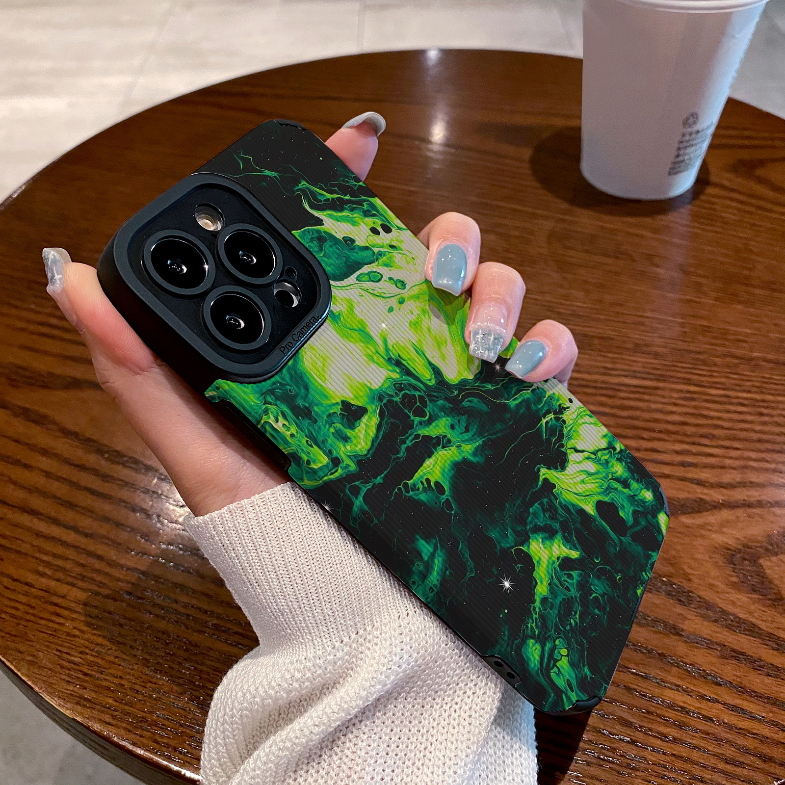 适用小米14手机壳艺术抽象黑绿水墨13pro硅胶xiaomi11至尊版涂鸦新款12spro防摔17软9青春14ultra高级保护套