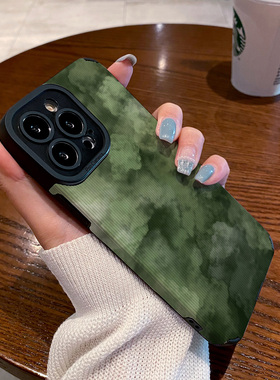 适用小众高级感绿色雾霾vivo x90 60 x70 x80 x50 pro手机壳x27 x20 x23幻彩版 x80proplus保护套硅胶软壳女