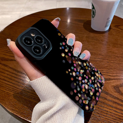 小众个性简约彩色光适用vivo x60 x70 x80 x50 pro手机壳x27 x20 x23幻彩版 x90proplus保护套硅胶壳软女网红