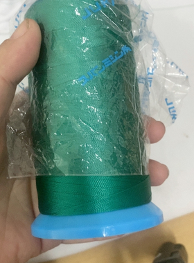 10元一轴绿色7318锦纶弹力缝纫线满20包邮
