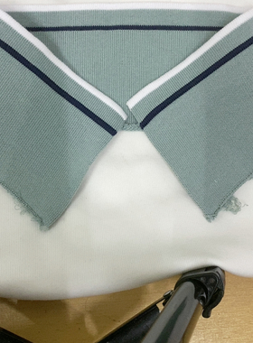 6元6条，长43.5厘米绿色Polo领，满28包邮