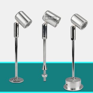 明装射灯3W聚光单灯 led珠宝灯柜台小射灯节能长杆展示柜首饰射灯