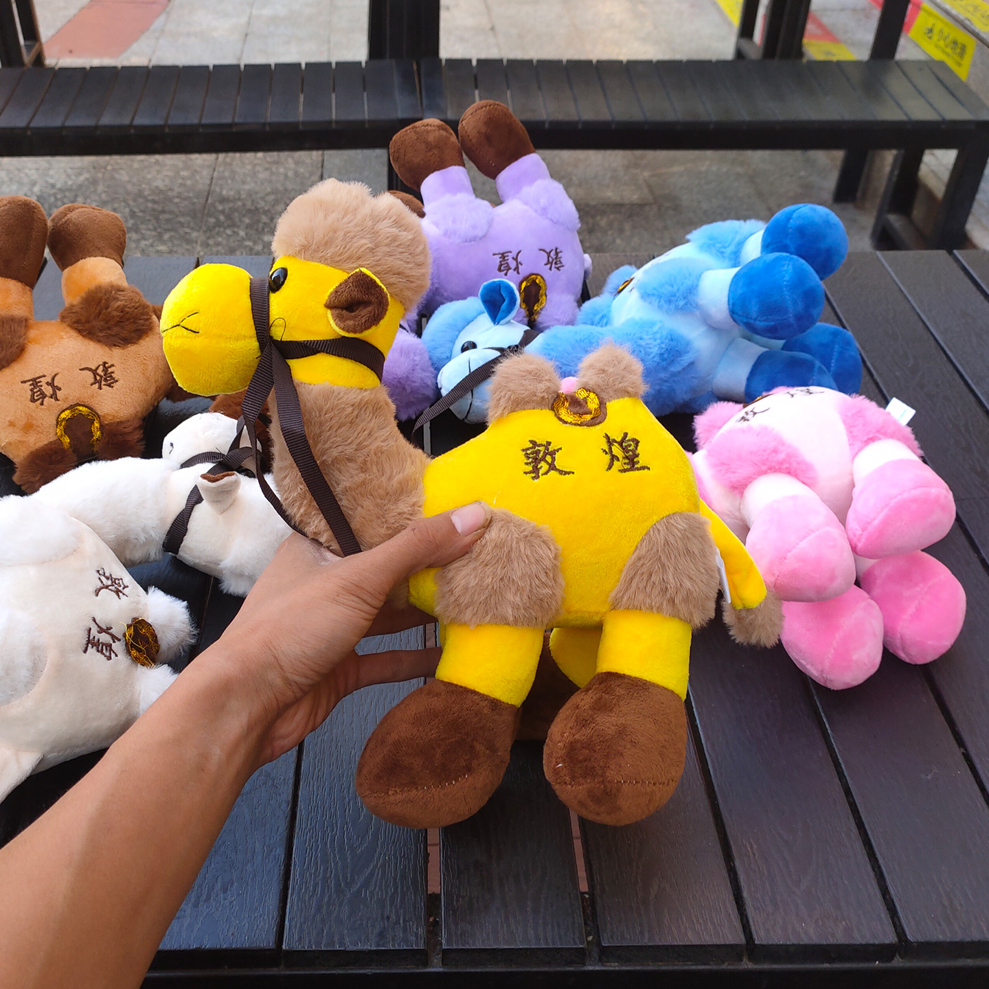 敦煌毛绒骆驼玩偶公仔旅游纪念品