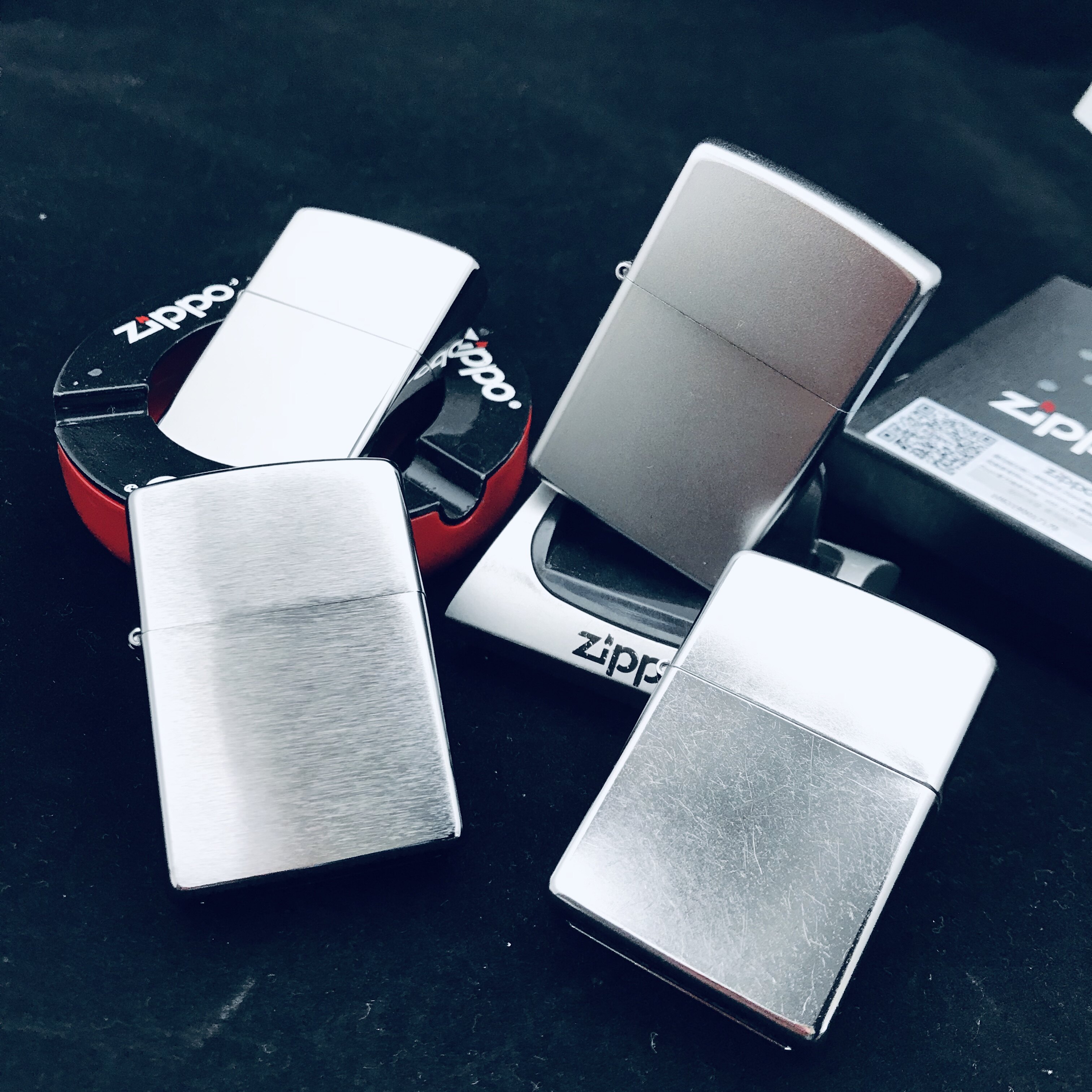 左左美国原装ZIPPO防风煤油打火机 磨砂205拉丝200花沙207镜面250